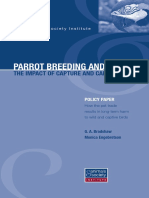 Parrot Breeding and Keeping:: The Impact of Capture and Captivity