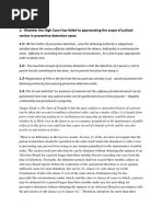 Respo 1:-Weather The High Court Has Failed To Appreciating The Scope of Judicial Review in Preventive Detention Cases 1.1: - in