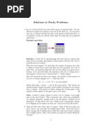 Solutions To Parity Problems