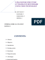 Quadded-Transistor Structure Based Fault Tolerance Benchmark Circuits Using Cmos Technology