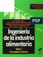 Ingenieria de La Industria Alimentaria - Volumen 1 PDF