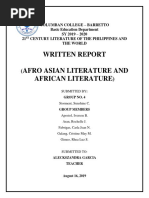 Afro Asian Literature Hard