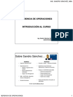 Gerencia de Operaciones Introduccion Al