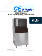 Ice Series Cubers Service Parts Manual: Includes 50HZ Units