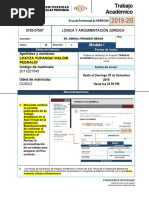 Trabajo Academico Logica y Argumentacion Juridica Final