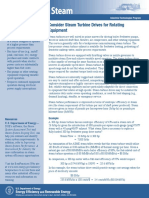 Energy Tips - Steam: Consider Steam Turbine Drives For Rotating Equipment