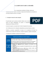 Impuesto A La Renta de Cuarta Categoría