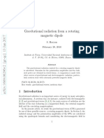 Gravitational Radiation From A Rotating Magnetic Dipole: S. Hacyan February 20, 2018