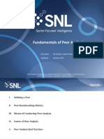 SNL Fundamentals of Peer Analysis