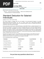 Standard Deduction For Salaried Individuals: Maximize Your Tax Savings (80C)