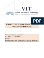 Analog Electronics Project