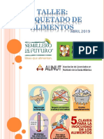 Taller de Etiquetado Nutricional