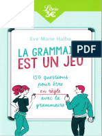 La Grammaire Est Un Jeu - Eve-Marie Halba PDF