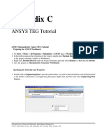 Appendix C: ANSYS TEG Tutorial