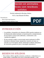 Alimentación en Animales Domésticos Con Residuos Solidos