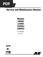 Service and Maintenance Manual: Models 100SX 110SX 110SXJ 120SXJ