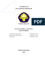 Controlling Management Programs: D4 1B Managerial Accounting Group Members