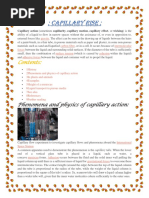 Contents:: Phenomena and Physics of Capillary Action