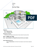 Packet Tracer - Modify Your Thing: The Smart Home Network