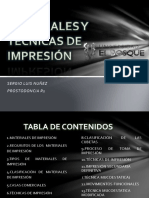 Materiales y Técnicas de Impresión