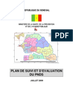 Plan de Suivi Evaluation Du Pnds