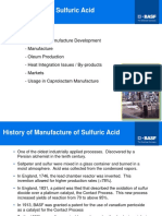 Lecture Outline - Sulfuric Acid