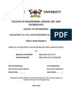 Design of A Water Supply System For Kiduusu Rural Community