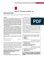 Review Article: Endothelial Dysfunction: The Early Predictor of Atherosclerosis