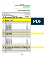 Master Document Register: 1. Inspection and Test Plan 2. Design Basis