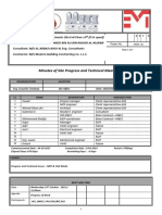 Minutes of Site Progress and Technical Meeting 79: Project No. MOM. No. Page 1 of 2