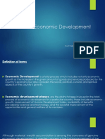 Phases of Economic Development 