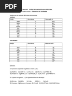 Ejercicios de Sistemas de Unidades