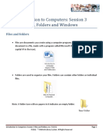 Introduction To Computers Session 3 Files Folders Windows