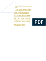 Parle Quality System and HR Techniques