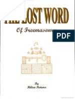 The Lost Word of Freemasonry by Hilton Hotema