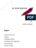 Apache Web Server: By: Ankita Sharma