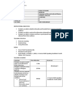 Public Speaking Lesson Plan