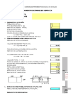 Diseño Hidraulic Tanque Septico y Pozo Percolador