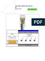 Código de Colores para Cables de Red Con Conectores RJ45