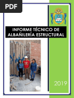 Informe Albañilería