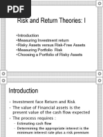 Risk and Return Theories (Financial Management - Manajemen Keuangan)