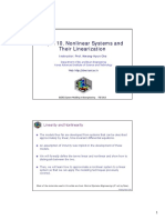 Topic 10 Nonlinear Systems and Their Linearizations