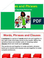 Clause and Phrase