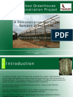 A Demonstration Jamaican Bamboo Greenhouse