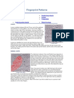 Fingerprint Patterns: Loops Whorls Plain Whorls Central Pocket Whorls Double Loop Whorls Arches Composites Whorl Tracings