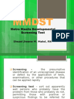 MMDST: Metro Manila Developmental Screening Test