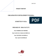 Organisational Development For Kerala Instiute of Local Administration (KILA) : A Draft Report