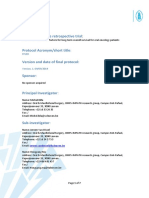 Bijl2b - Protocol Template Retrospectieve Studie