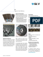 GL&V Refiner Plates: Low Consistency-Cast Fillings For Disk Refiners