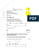 1) Max. Wheel Load: Gantry Girder Design DATA